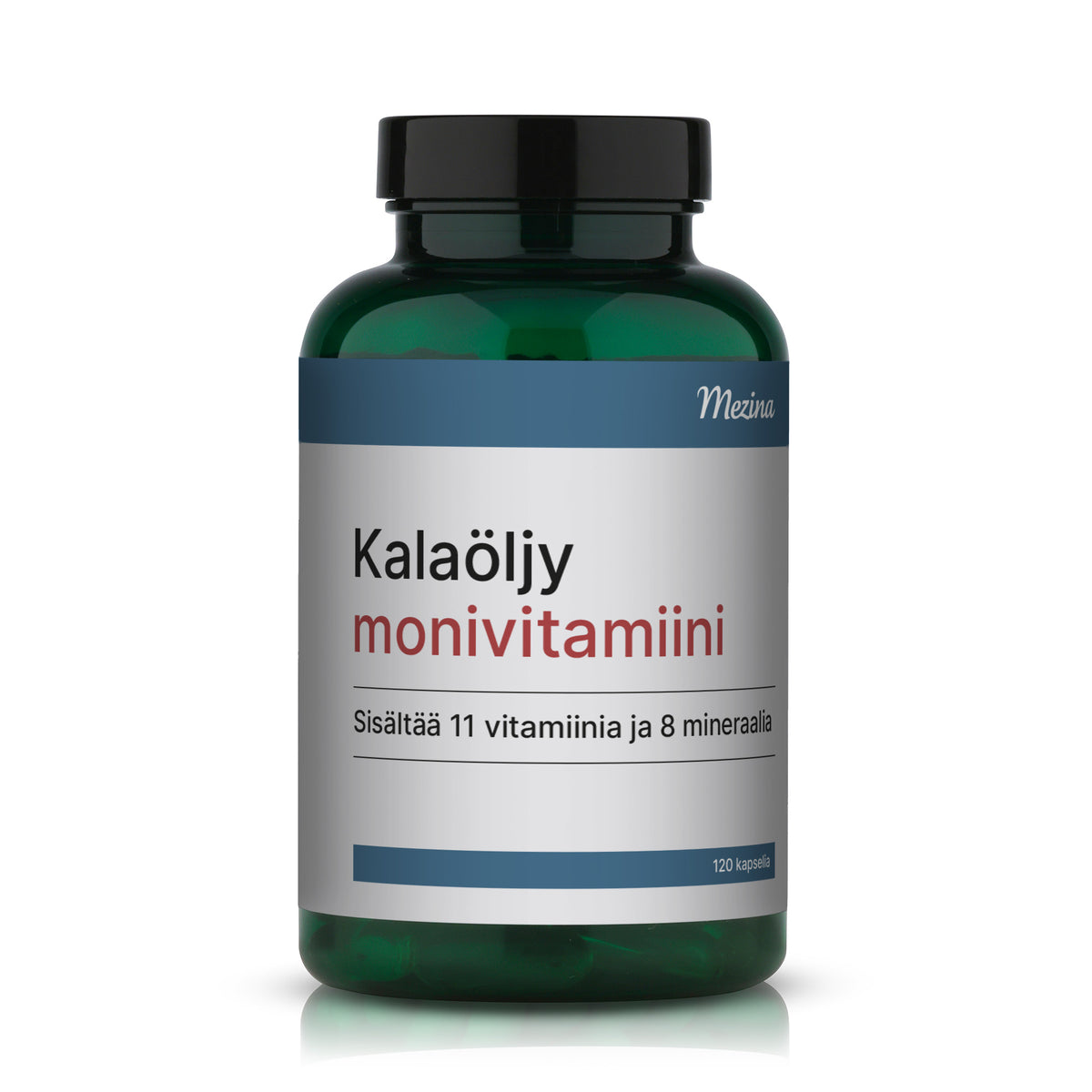 Mezina Kalaolja + Multivitamin 120 kapslar.