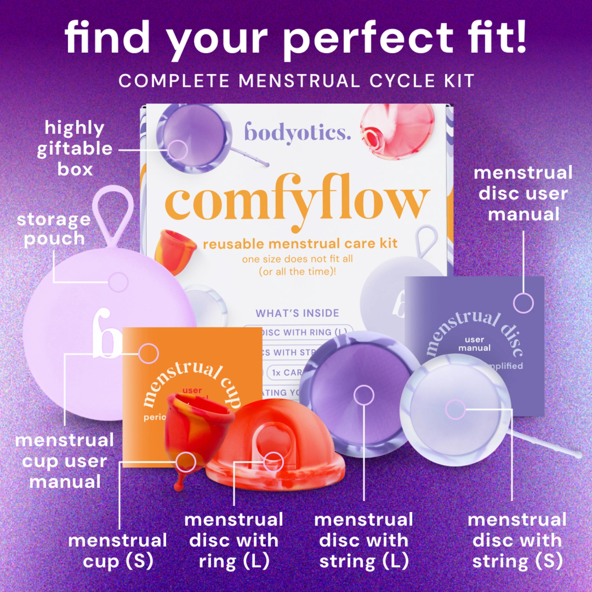 Bodyotics Comfydisc-set 4pc
