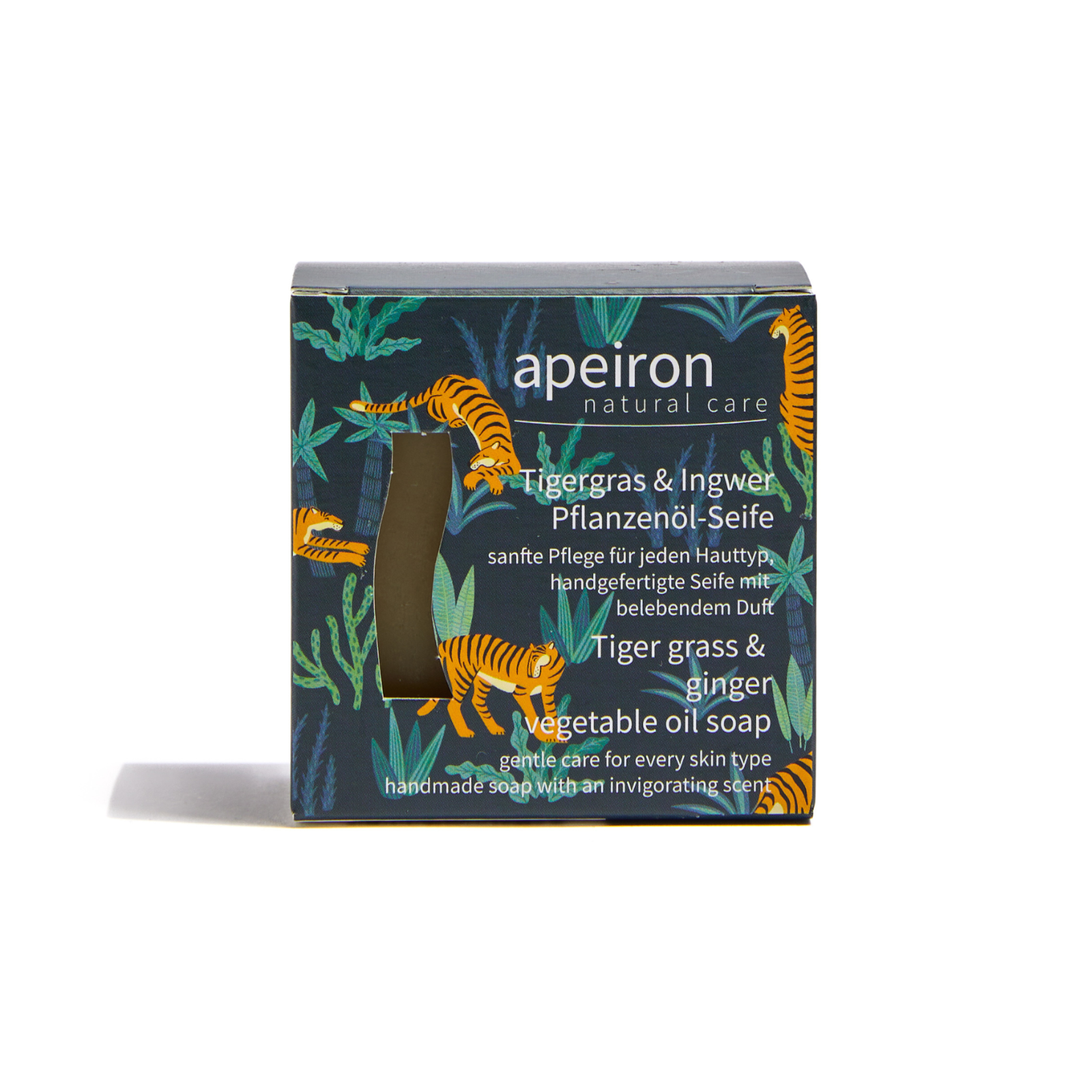 Apeiron saippua  Tiger Grass & Ginger 100g