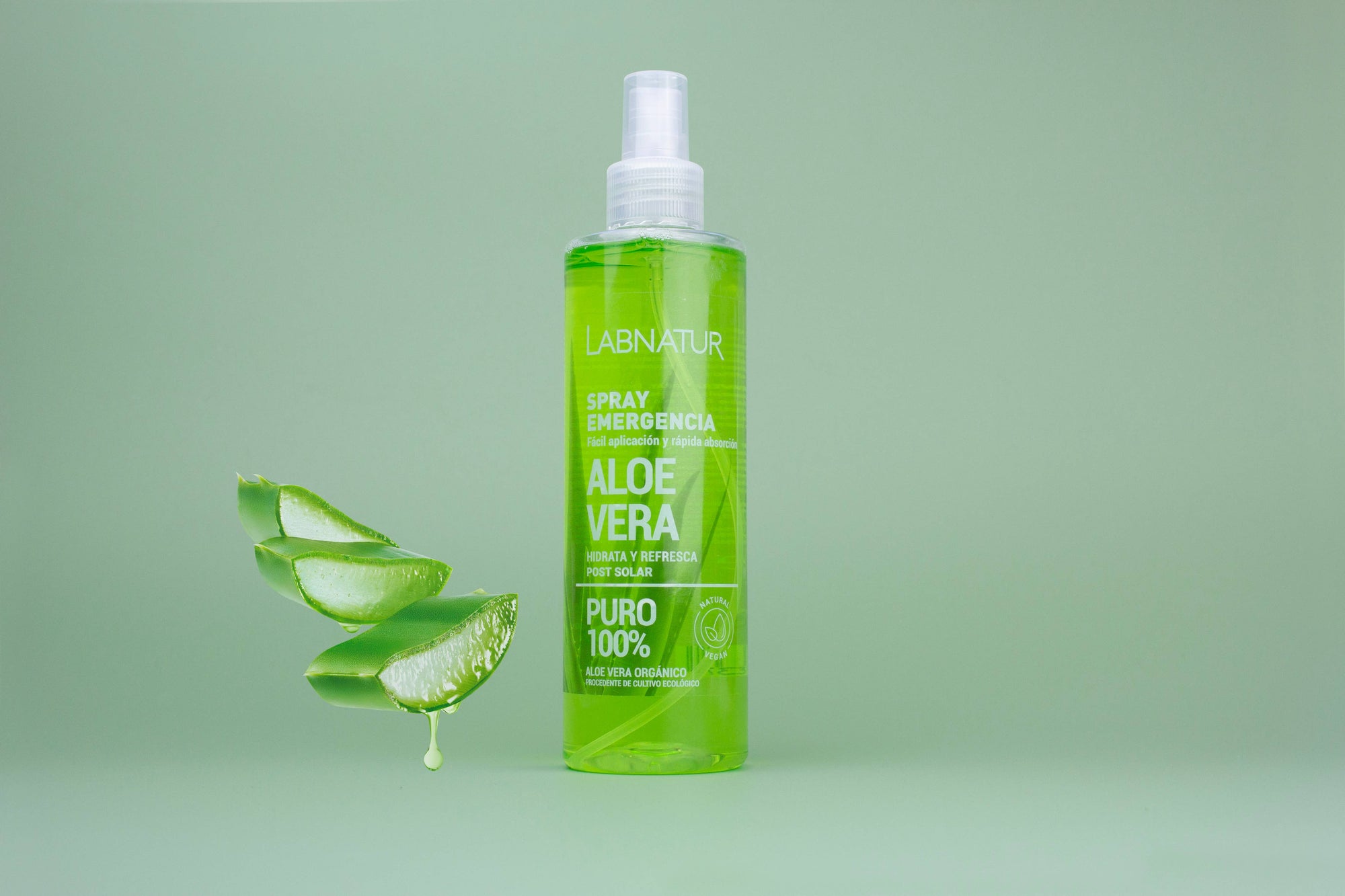 100% Pure Aloe Vera Emergency Spray 250 ml Labnatur