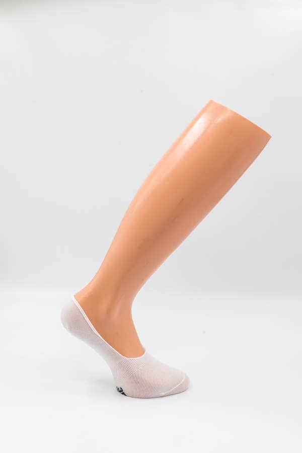 Invisible-sukat valkoinen 6 paria | No-show 35–42