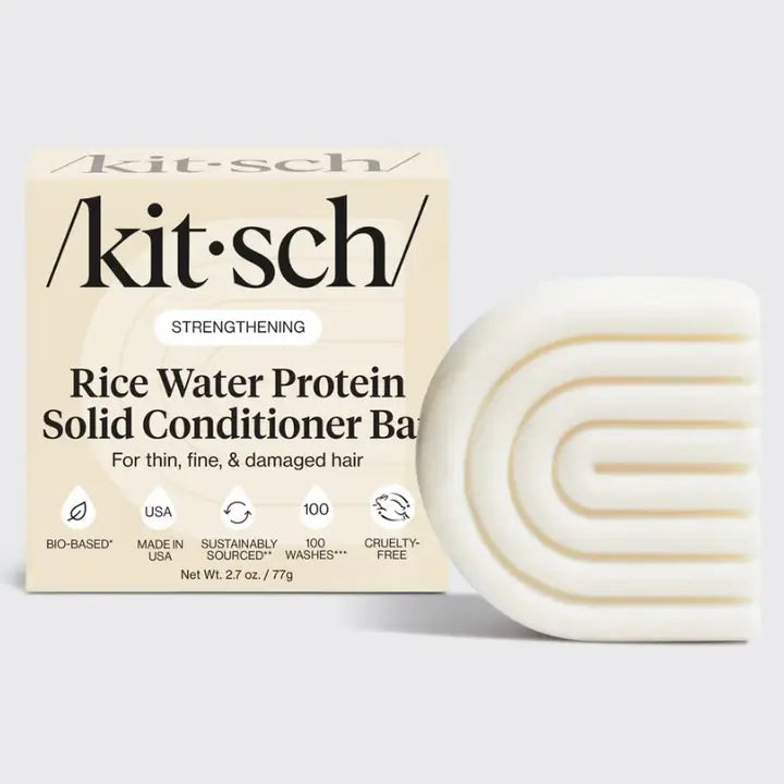 Kitsch Rice Water Protein Conditioner Bar for Hair Growth 