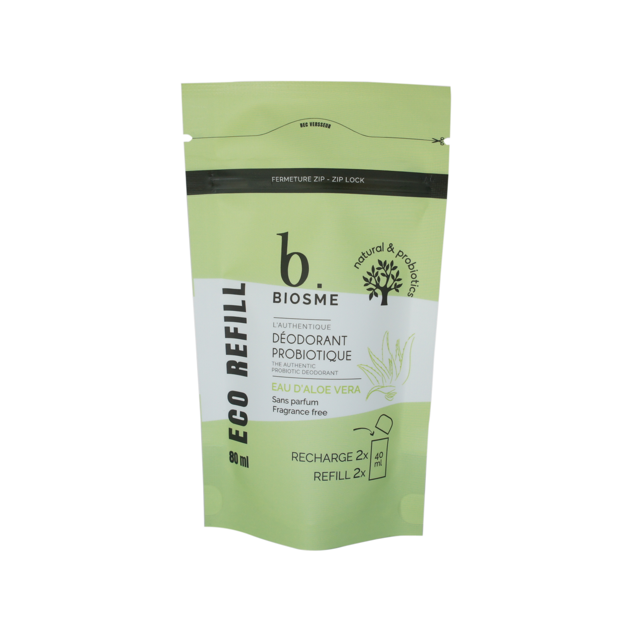 Biosme deo Eau D'Aloe vera refill 80ml
