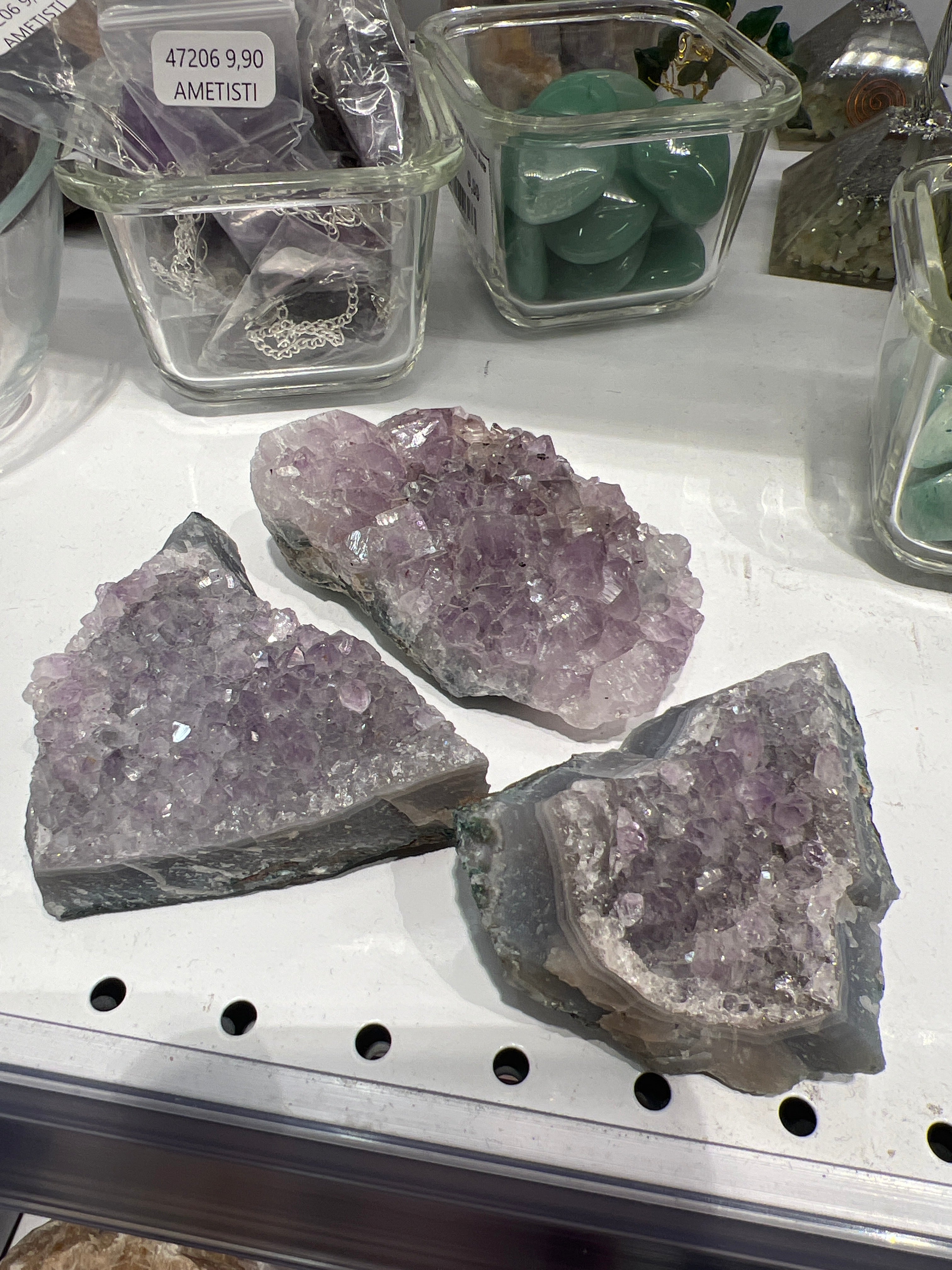 Ametistkluster STOR, storlek ca 7-10cm