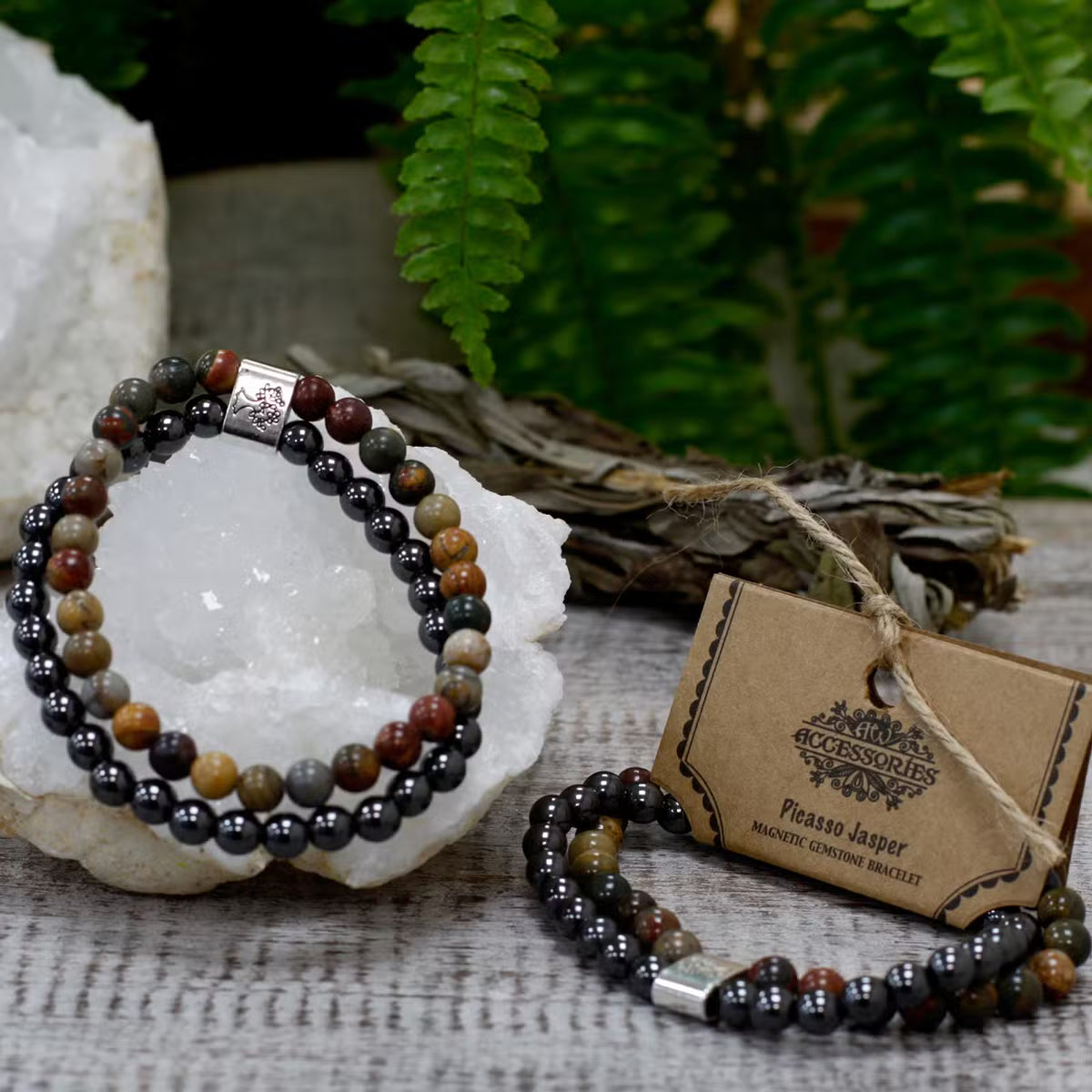 Magnetarmband & Picasso-jaspis