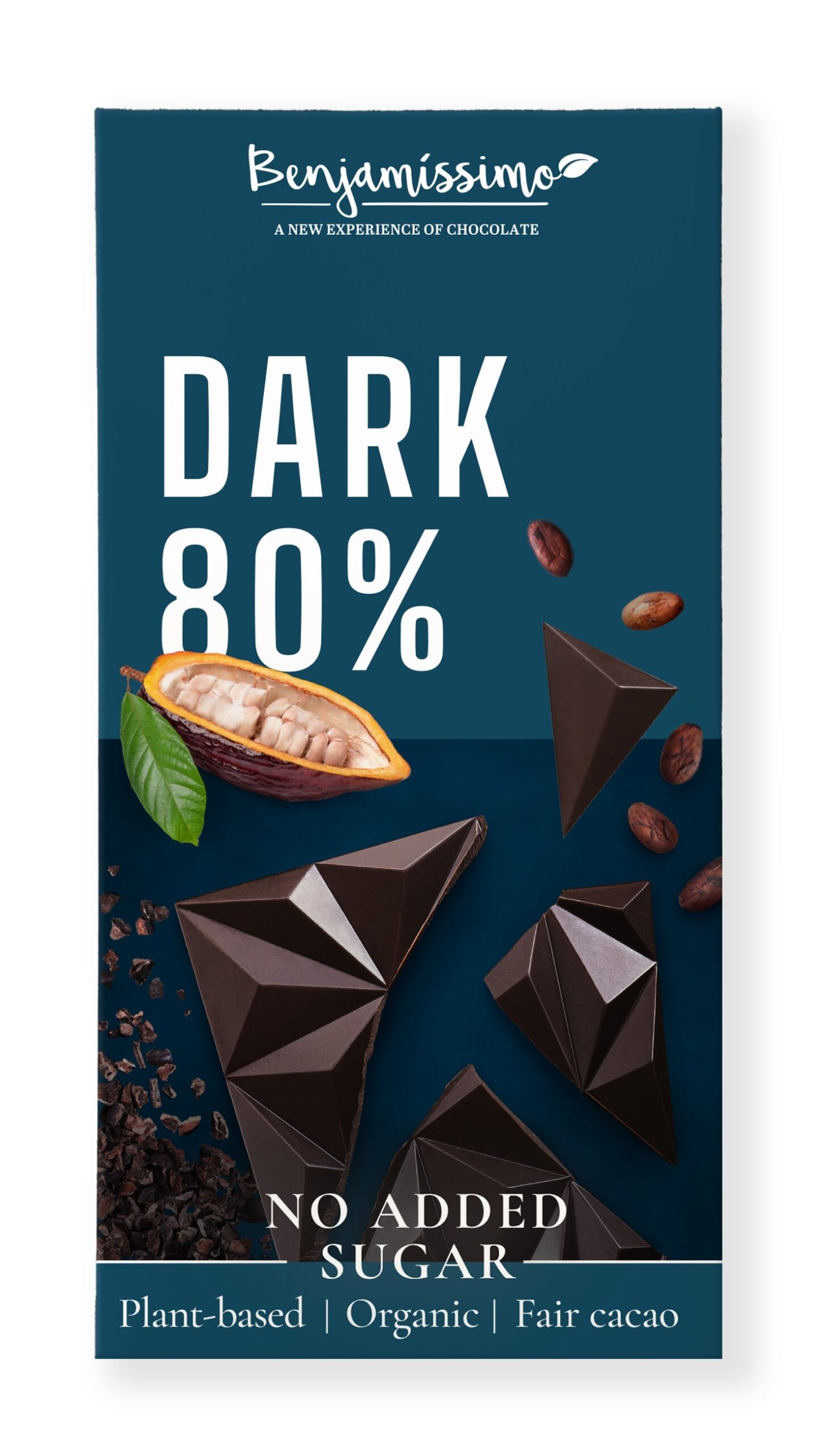 Benjamissimo Tumma 80% sokeriton suklaa 60g