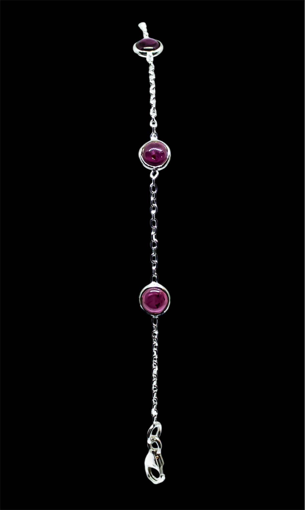 Granat-armband - 925 Sterling-silver