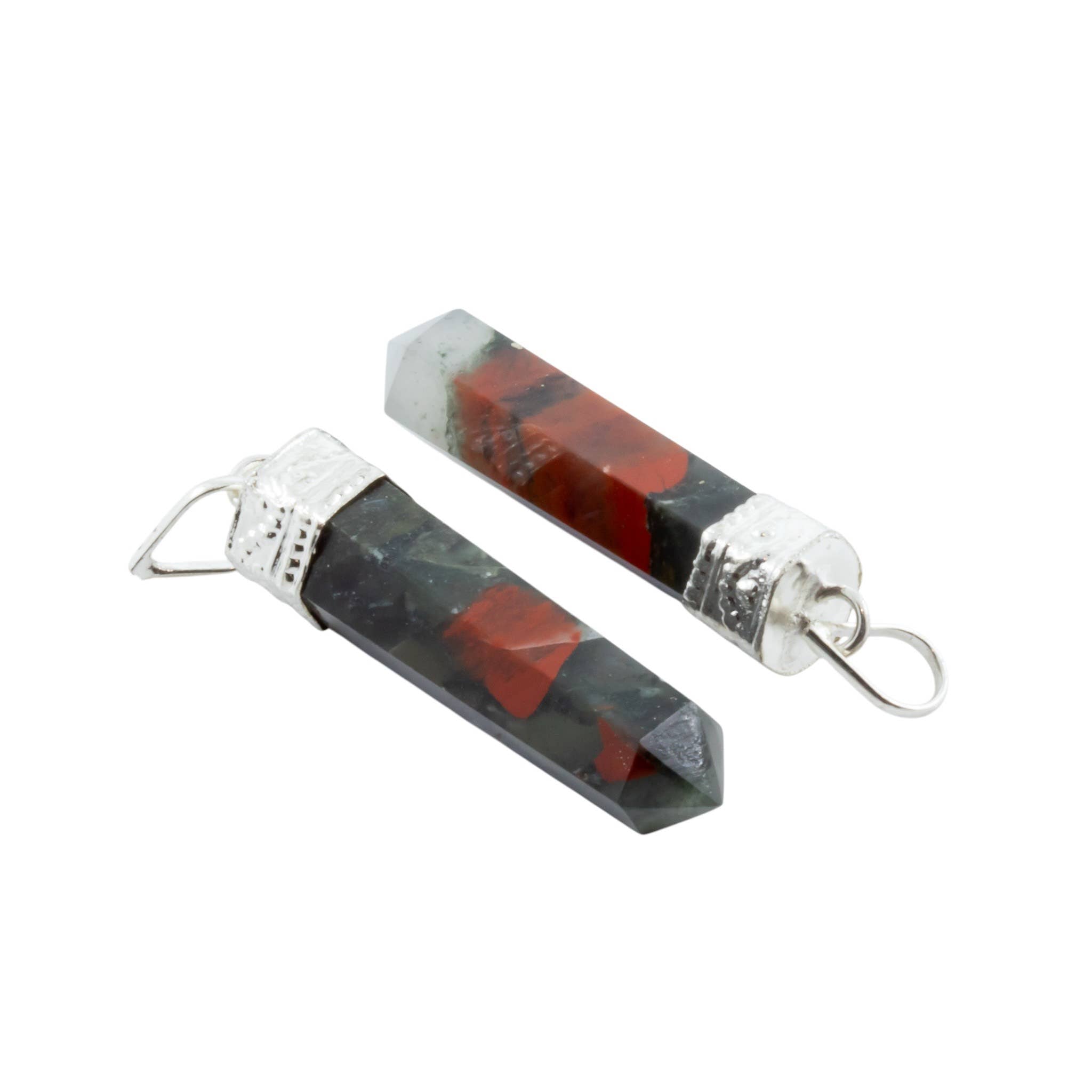 Gemstone Pencil Pendant Necklaces