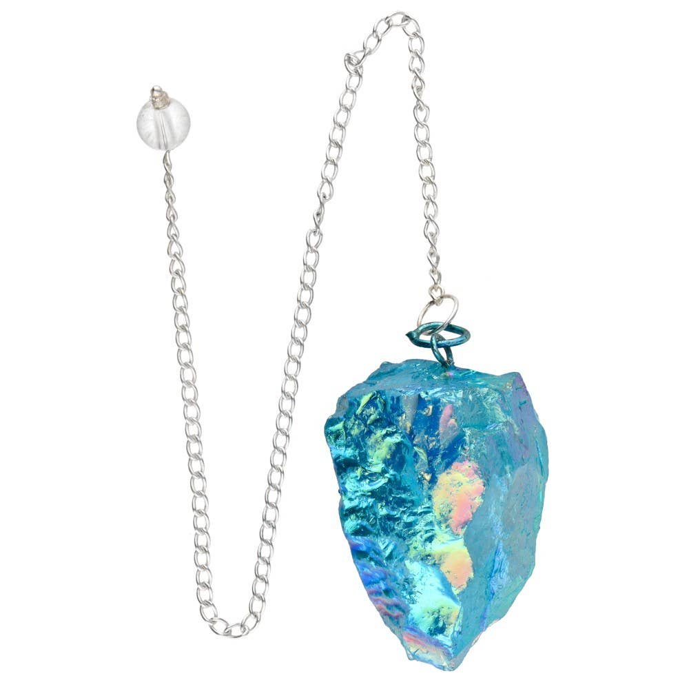 Pendel Aqua Aura kvarts