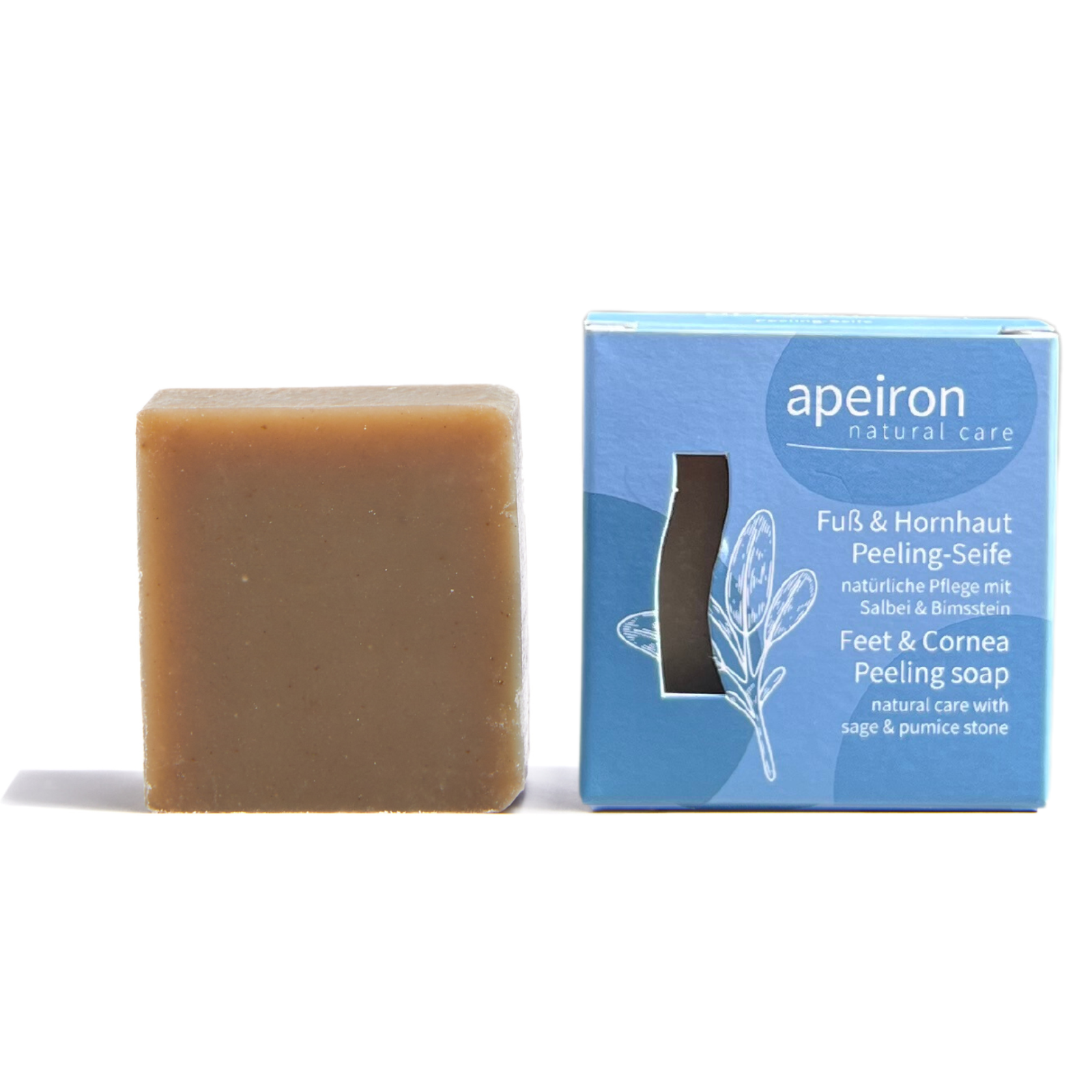 Apeiron Foot & Callus Scrub Soap 100g
