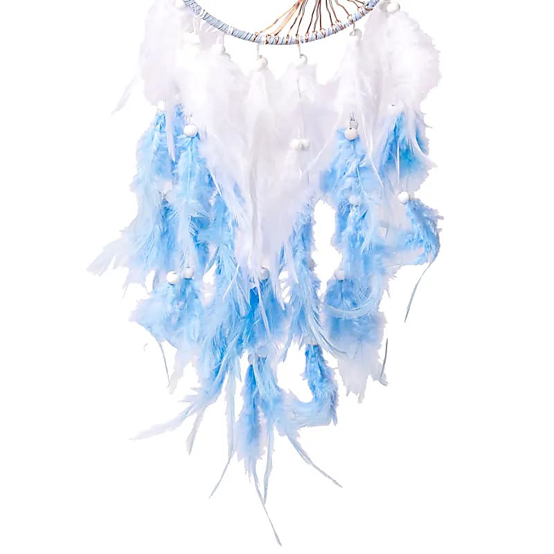 Drömfångare Livets Träd & Vit Jade – Handgjord 