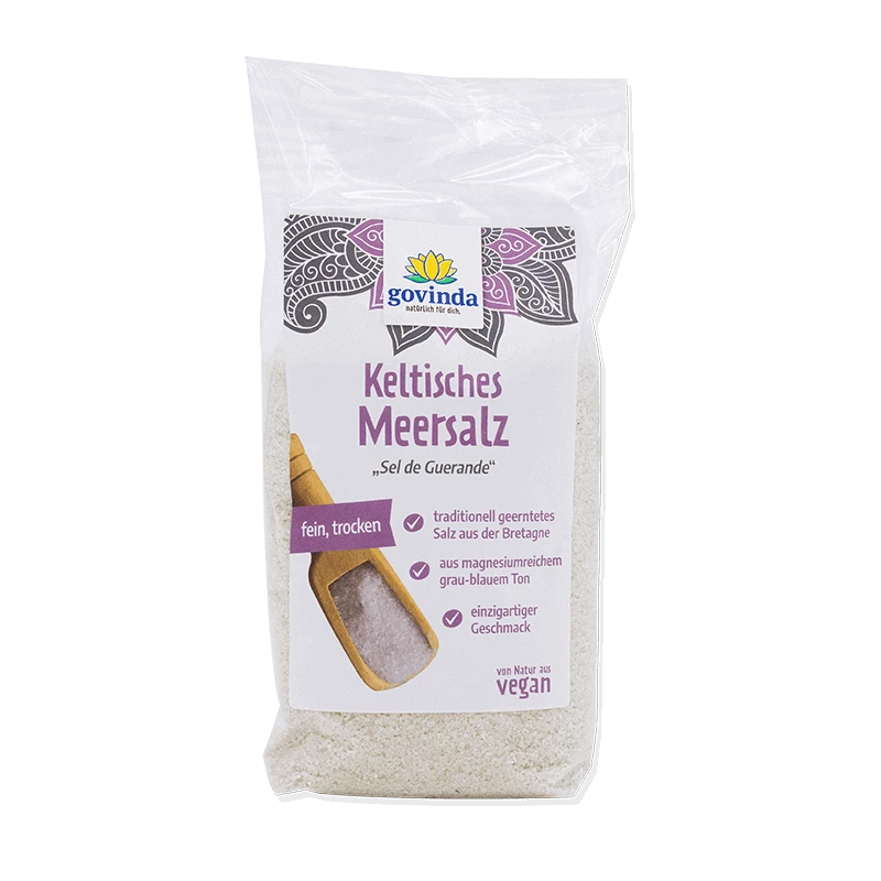 Govinda Kelttiläinen merisuola, hieno 500g