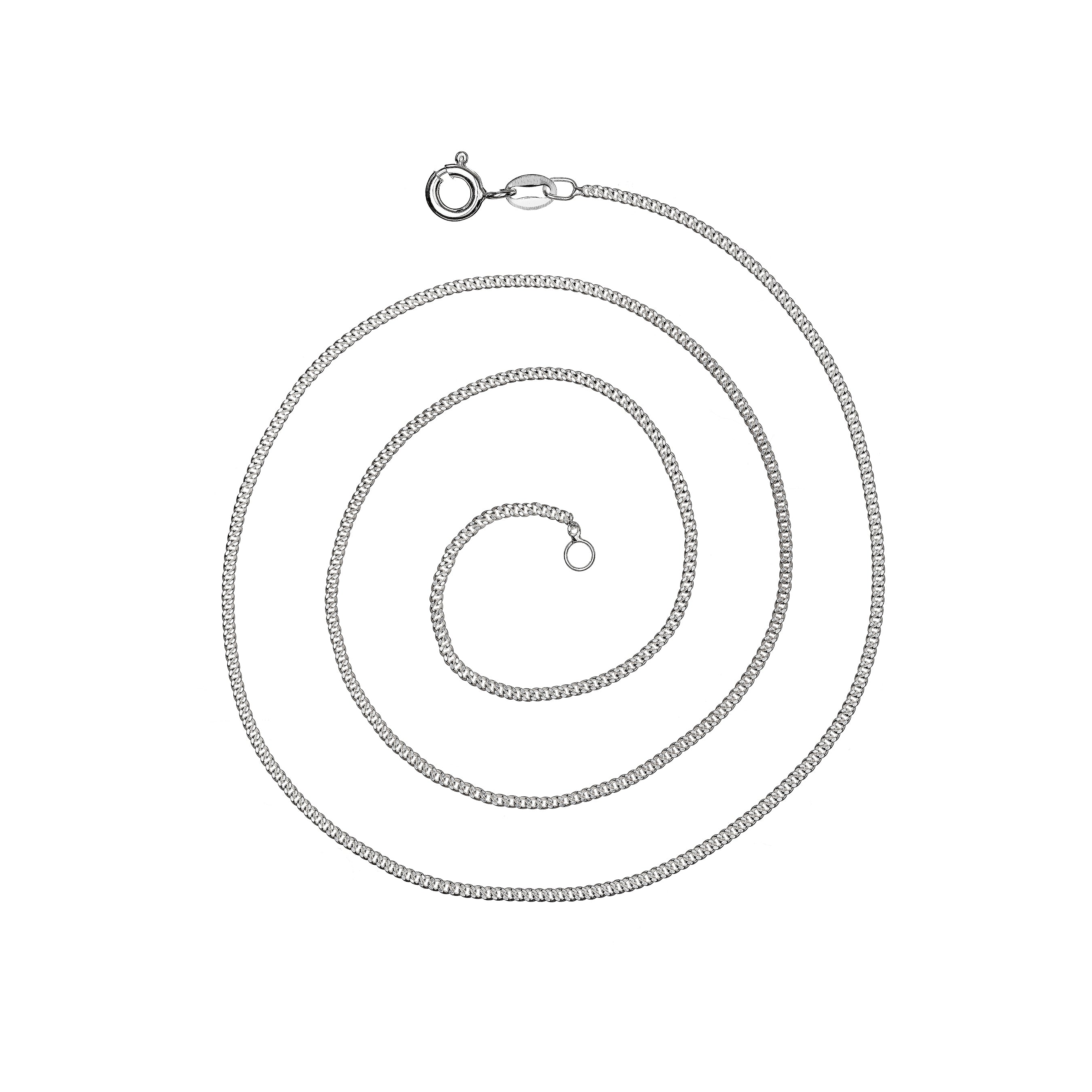 Hopeaketju 1.2mm 24"