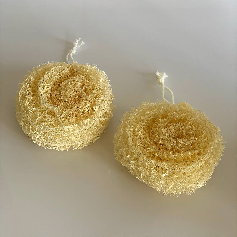 Luffa, pyöreä