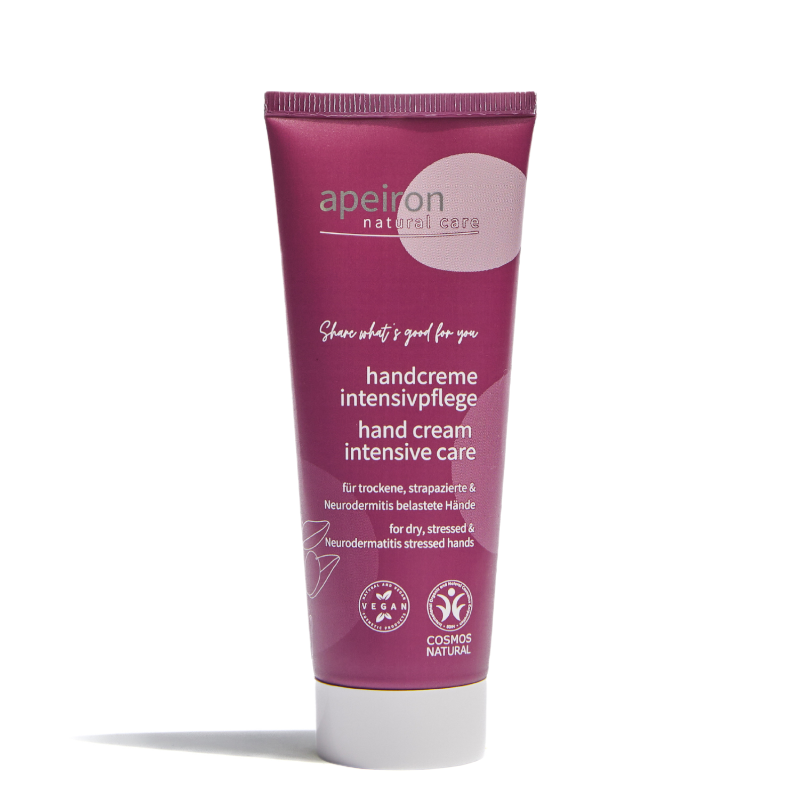 Apeiron Handkräm - effektivt återfuktande 75 ml
