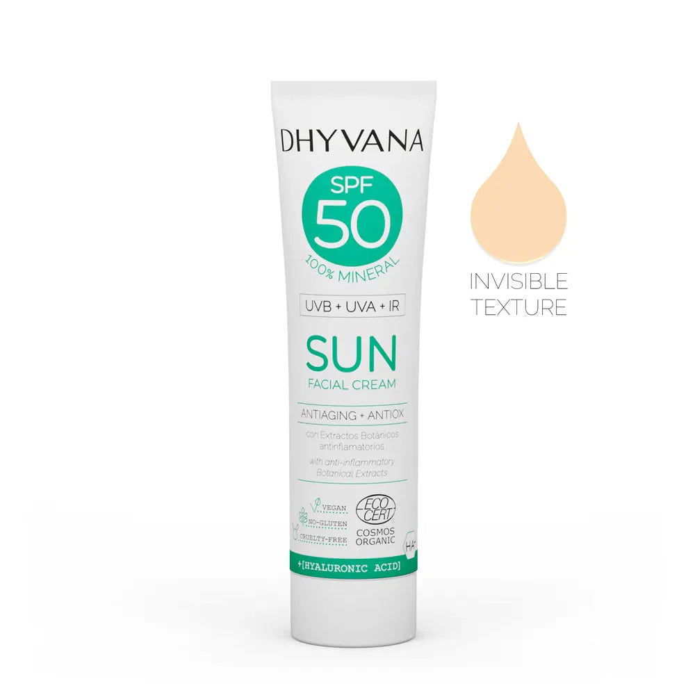 Dhyvana Solkräm för ansikte SPF50 50ml