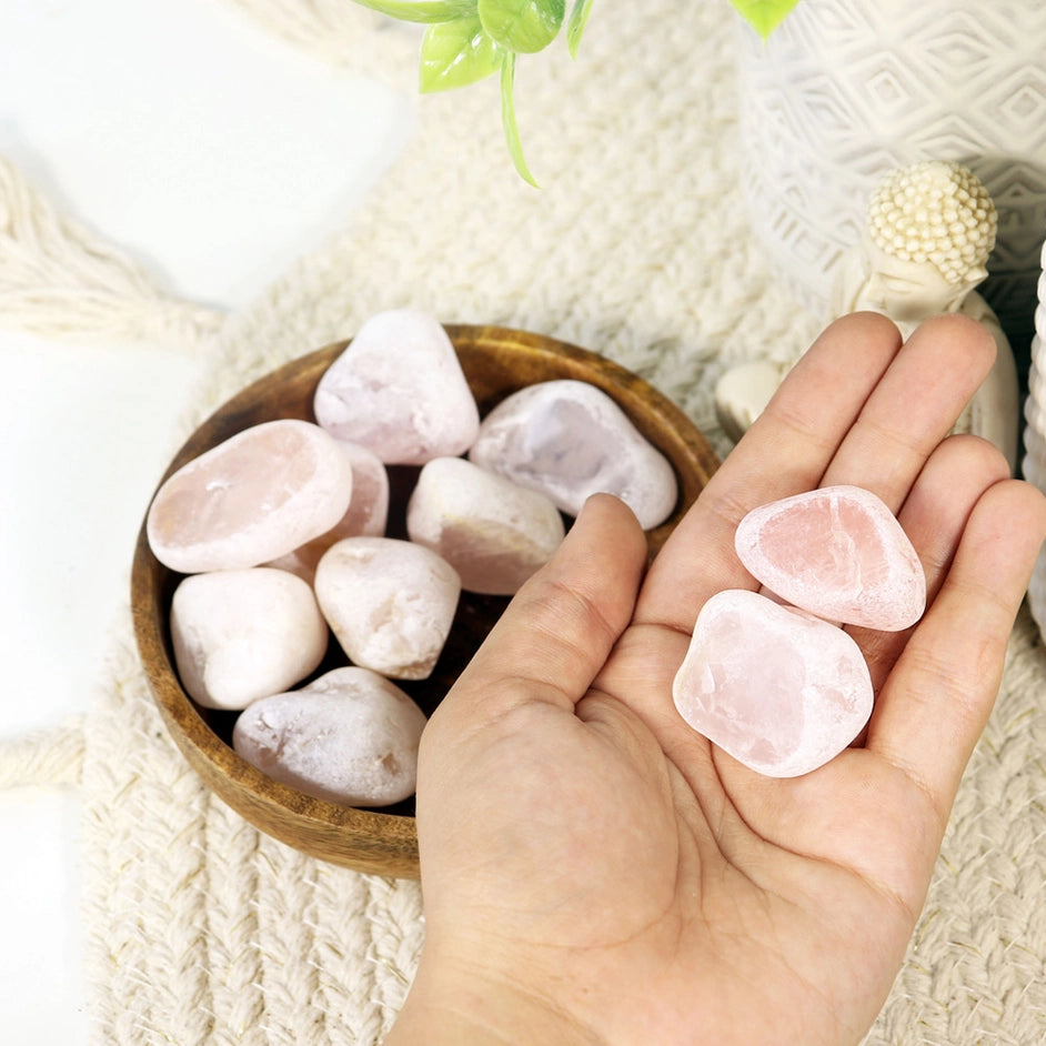 Ema Egg Rosenkvarts 3-6cm