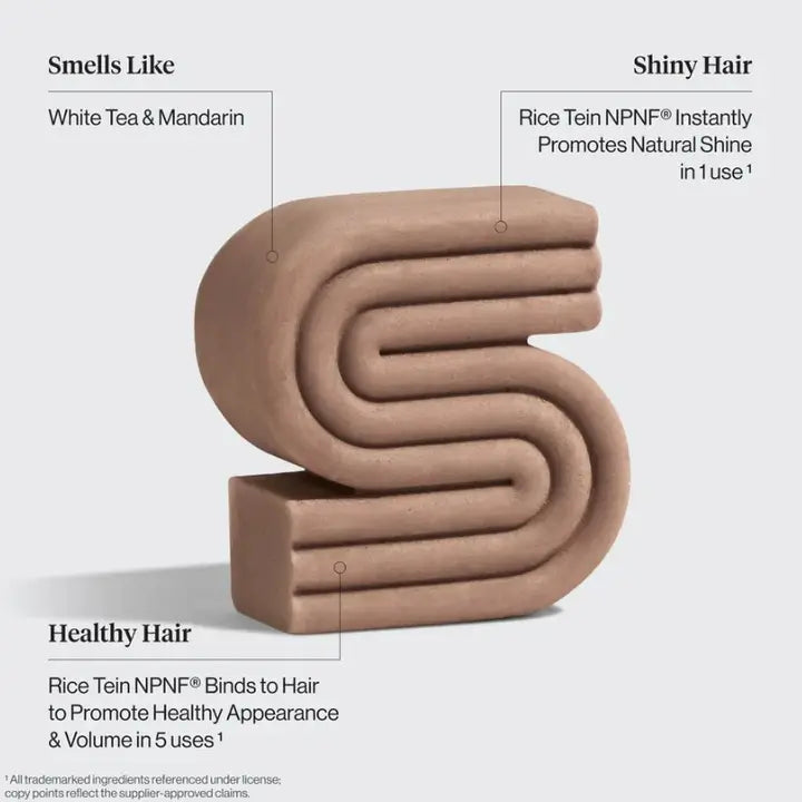 Kitsch Rice Water Protein Shampoo Bar for Hair Growth