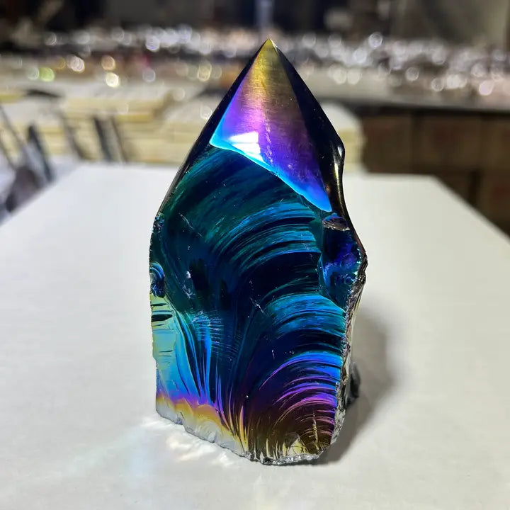 Aura obsidianspets 7–10 cm