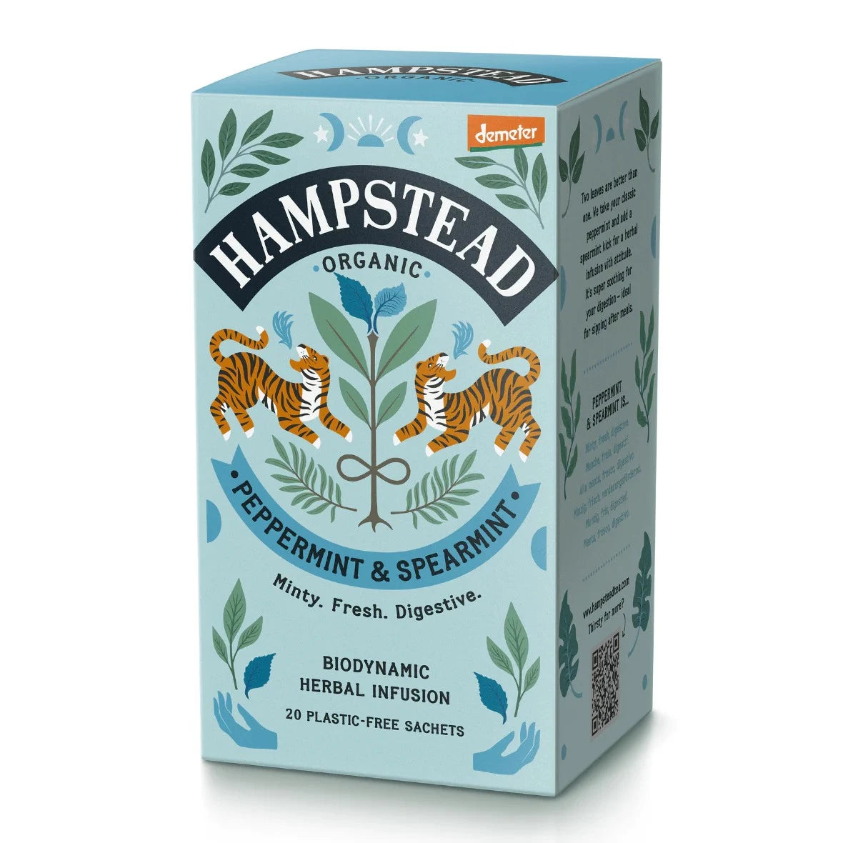 Hampstead Pepparmint & Grönmynta Ekologiskt Te 20 påsar