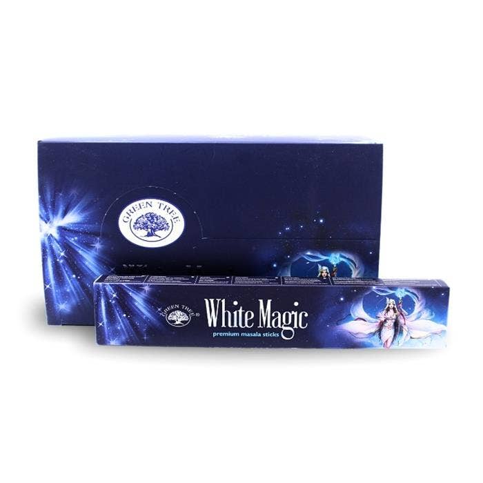Green Tree White Magic handrullade naturliga rökelsepinnar