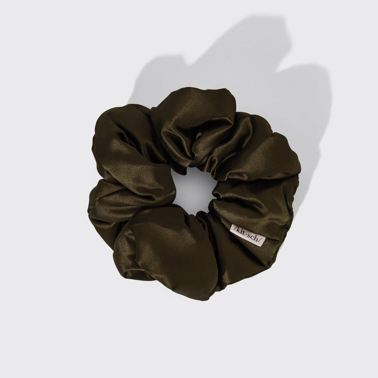 Pillow Scrunchies® in Satin 4kpl  - Musta