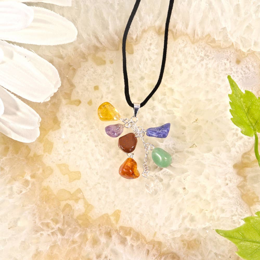 Chakra- kristallhalsband