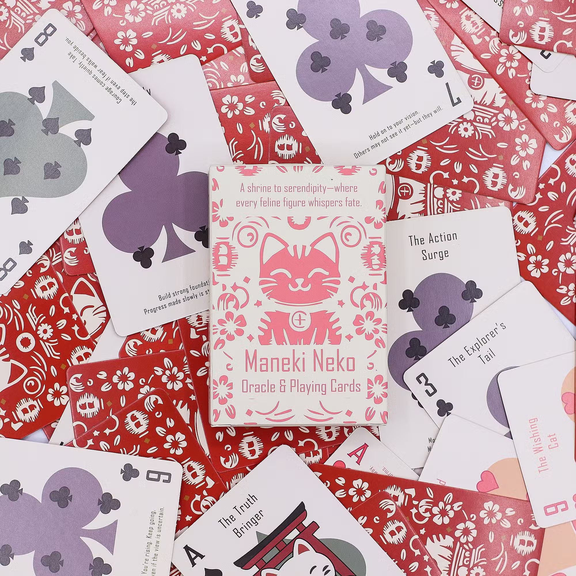 Maneki Neko Oracle & Playing Cards – Orakel- och spelkort