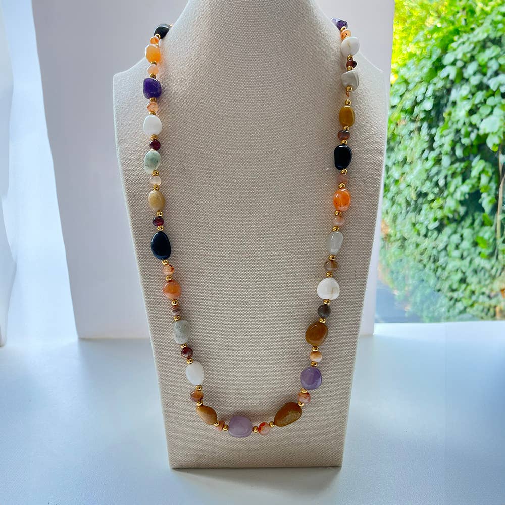 Kristall halsband