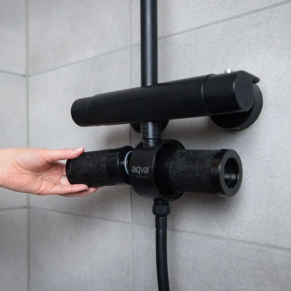 AQVA FRESH Duschfilter – svart