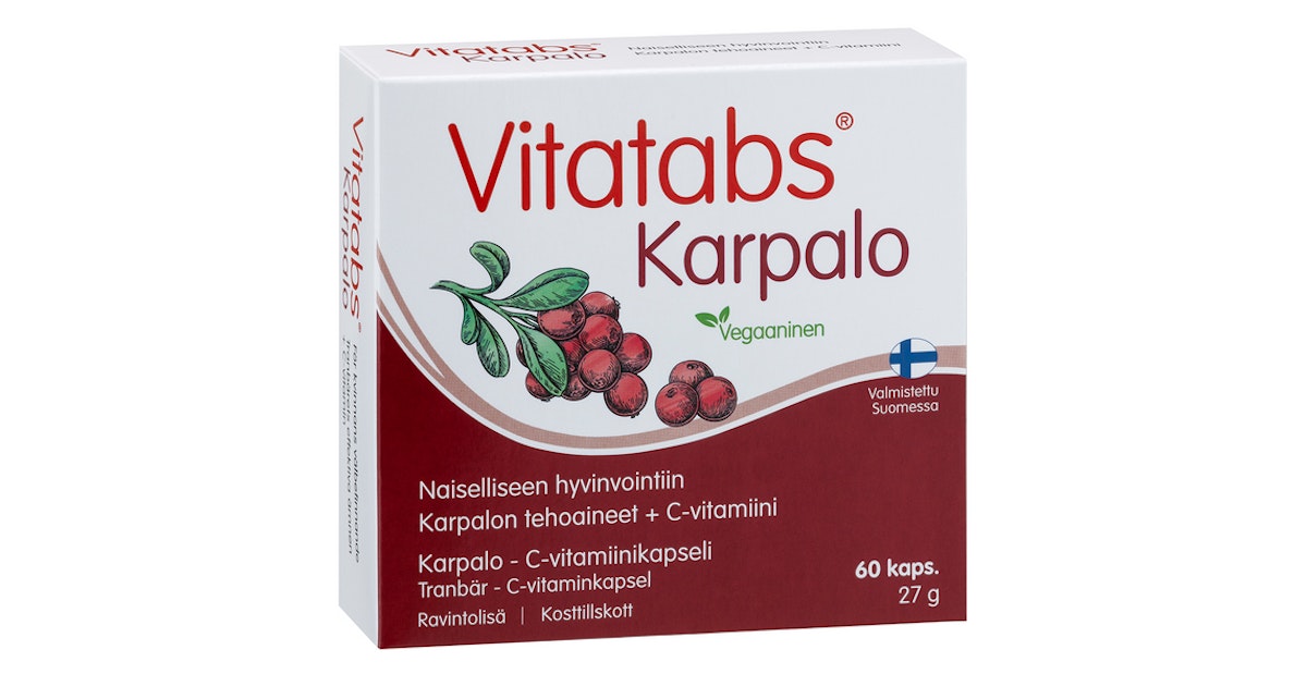 Vitatabs Tranbär
