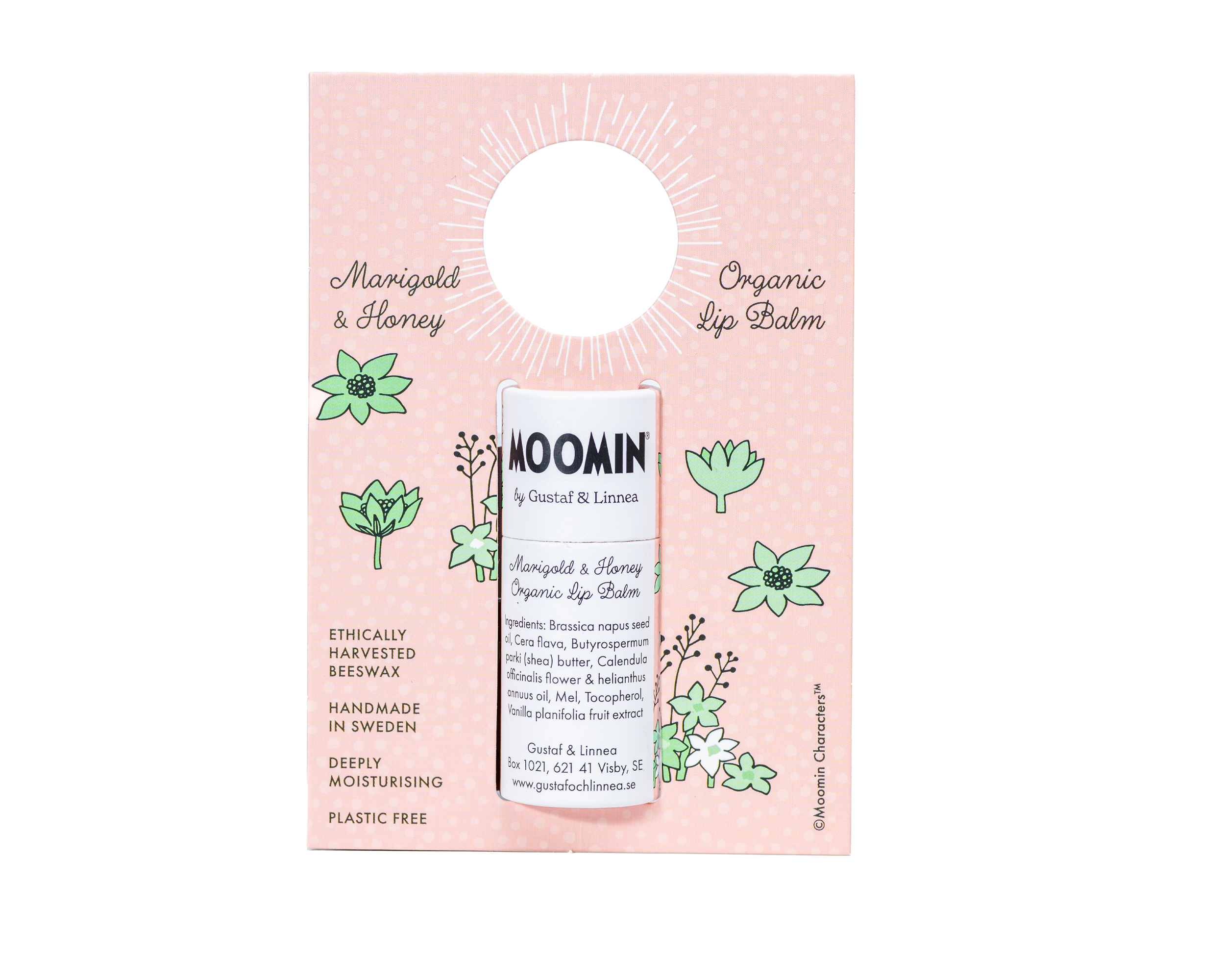 Moomin av G&L - Läppbalsam Ringblomma & Honung 8,5g