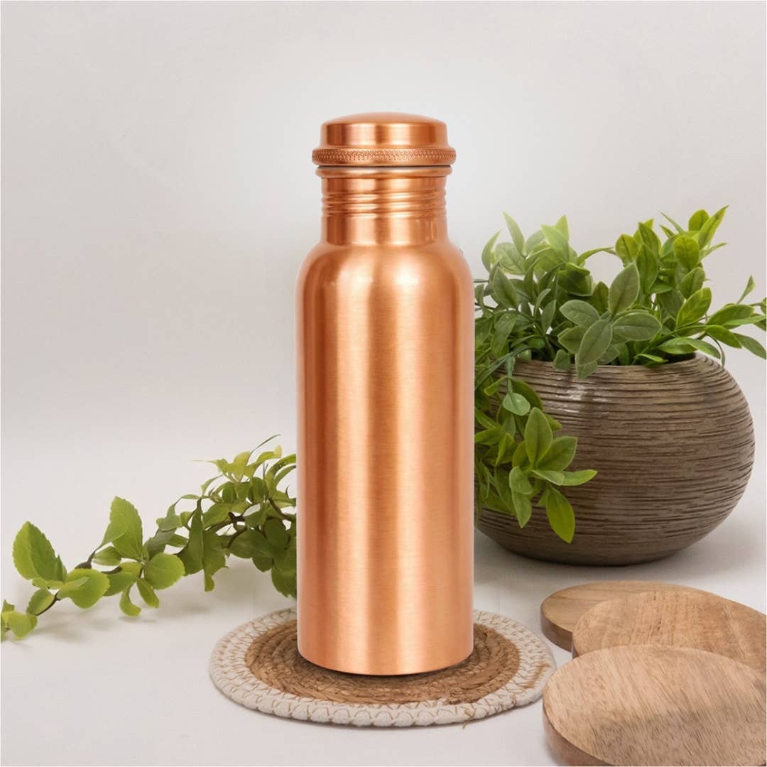 Kopparflaska – slät matt yta ± 750 ml