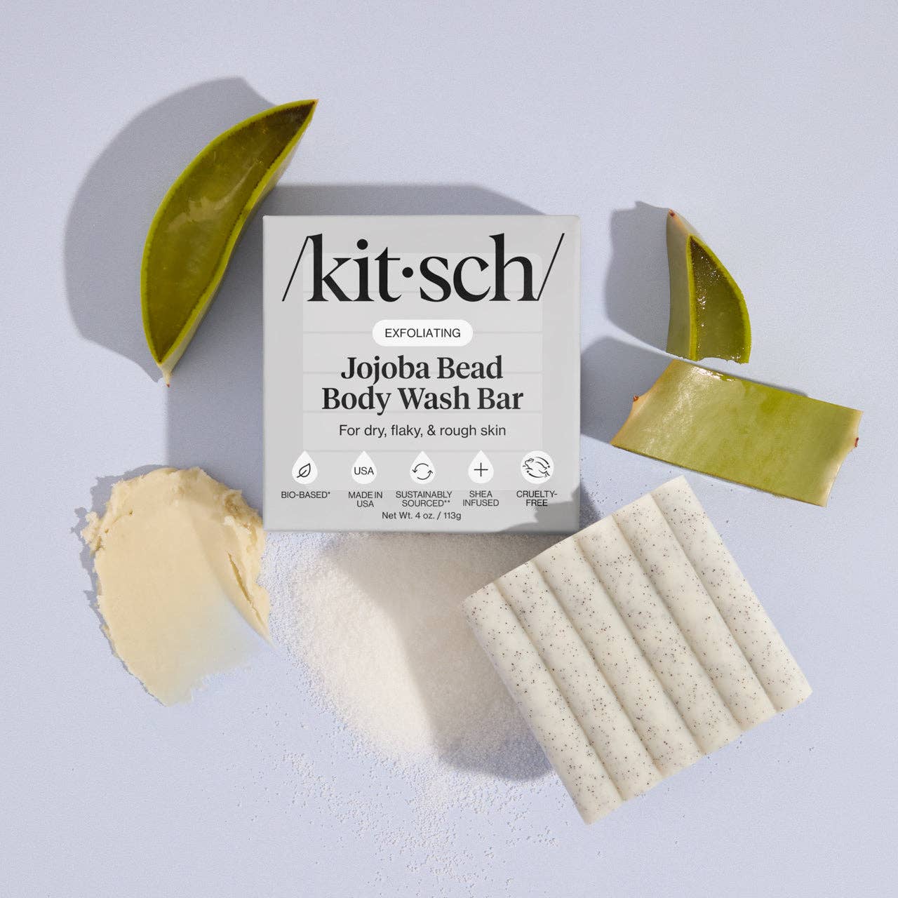 Kitsch Jojoba Bead Body Wash Bar
