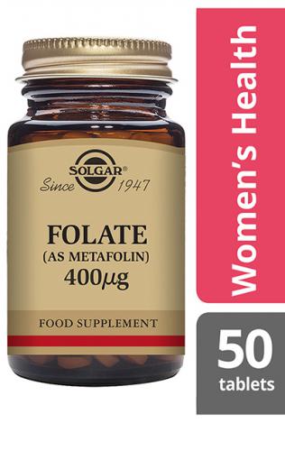 Folsyra (Metafolin®) 400µg 50 tabl.