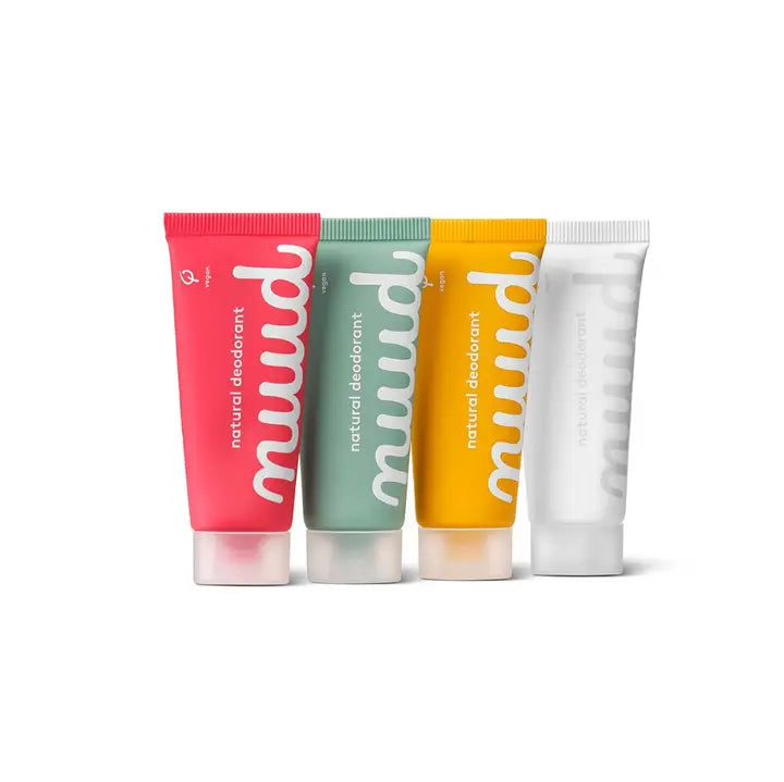 Nuud Vegan deodorant - Familjeförpackning | Ny Kräm 4x20ml