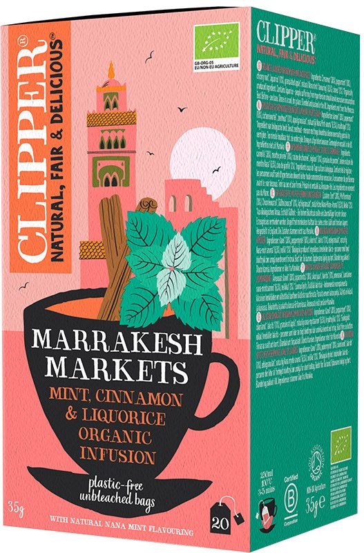 Clipper Marrakech Markets (L) 20 påsar