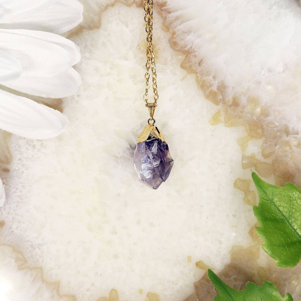 Angel Aura Ametist- halsband