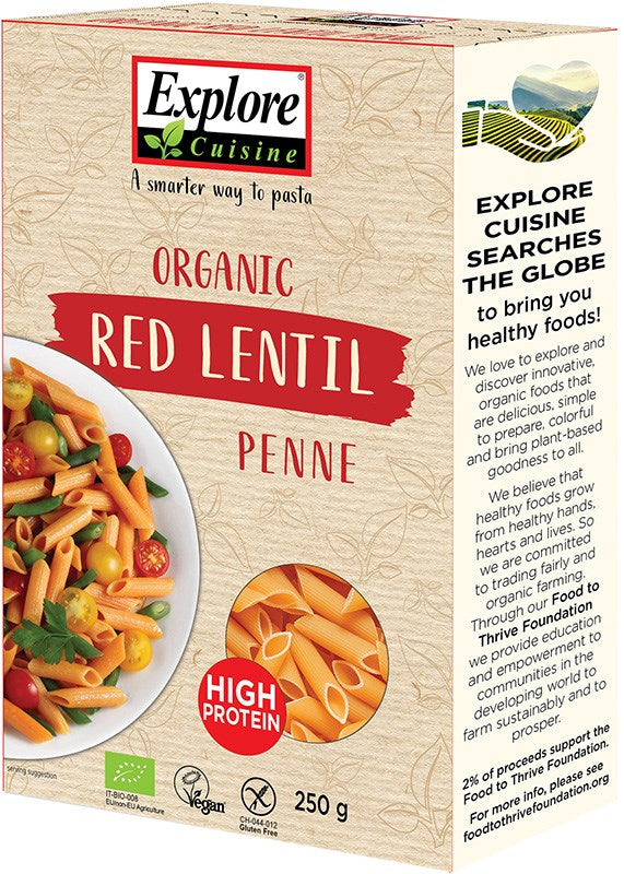 Punainen Linssi penne (L) 250g