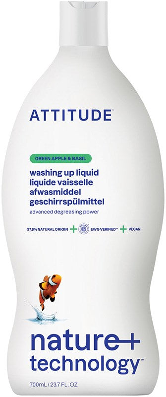 Attitude Diskmedel Äpple & Basilika 700ml