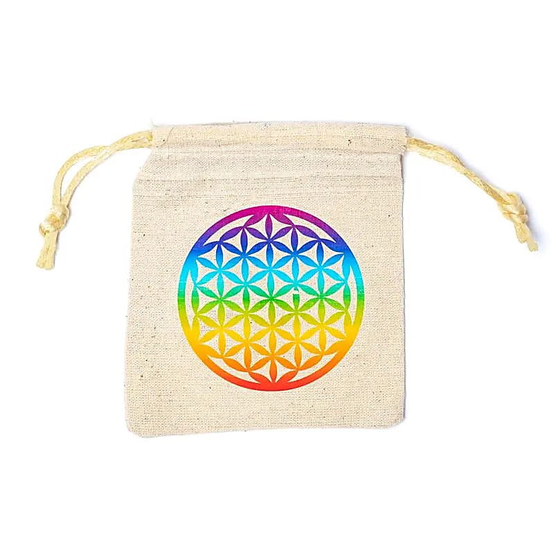 Puuvillapussukka luonnonvaalea 10x11cm