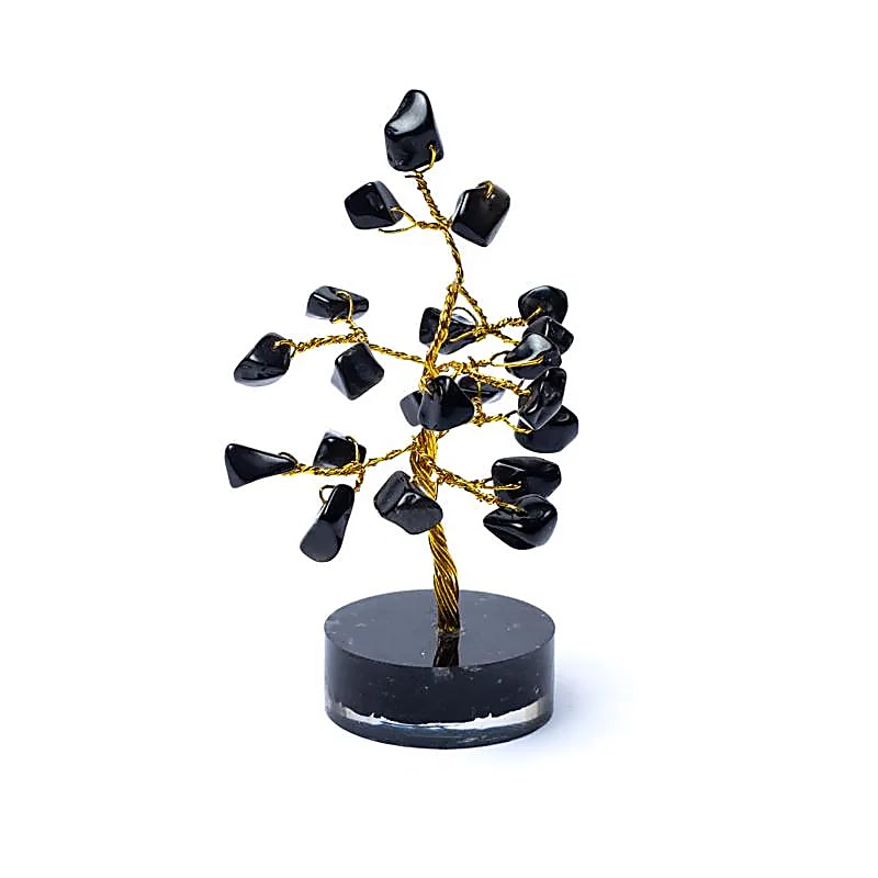 Kristallträd Svart Agat, 5-8cm