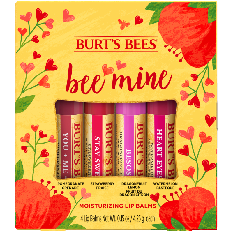 Burt´s Bees Bee Mine Lip Balm Gift Set 4x4.25g