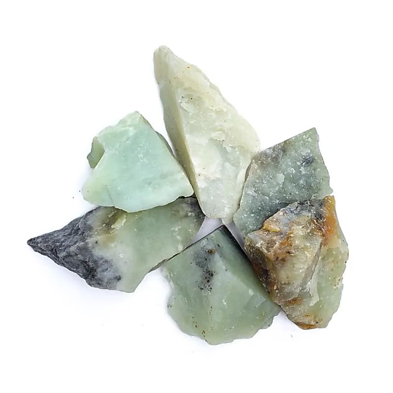 Råsten Ny Jade (serpentinit) 3-8 cm