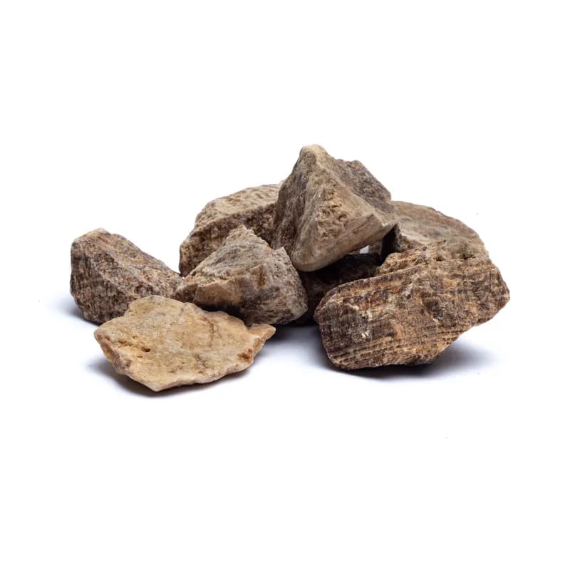 Randig aragonit råsten 3–8 cm