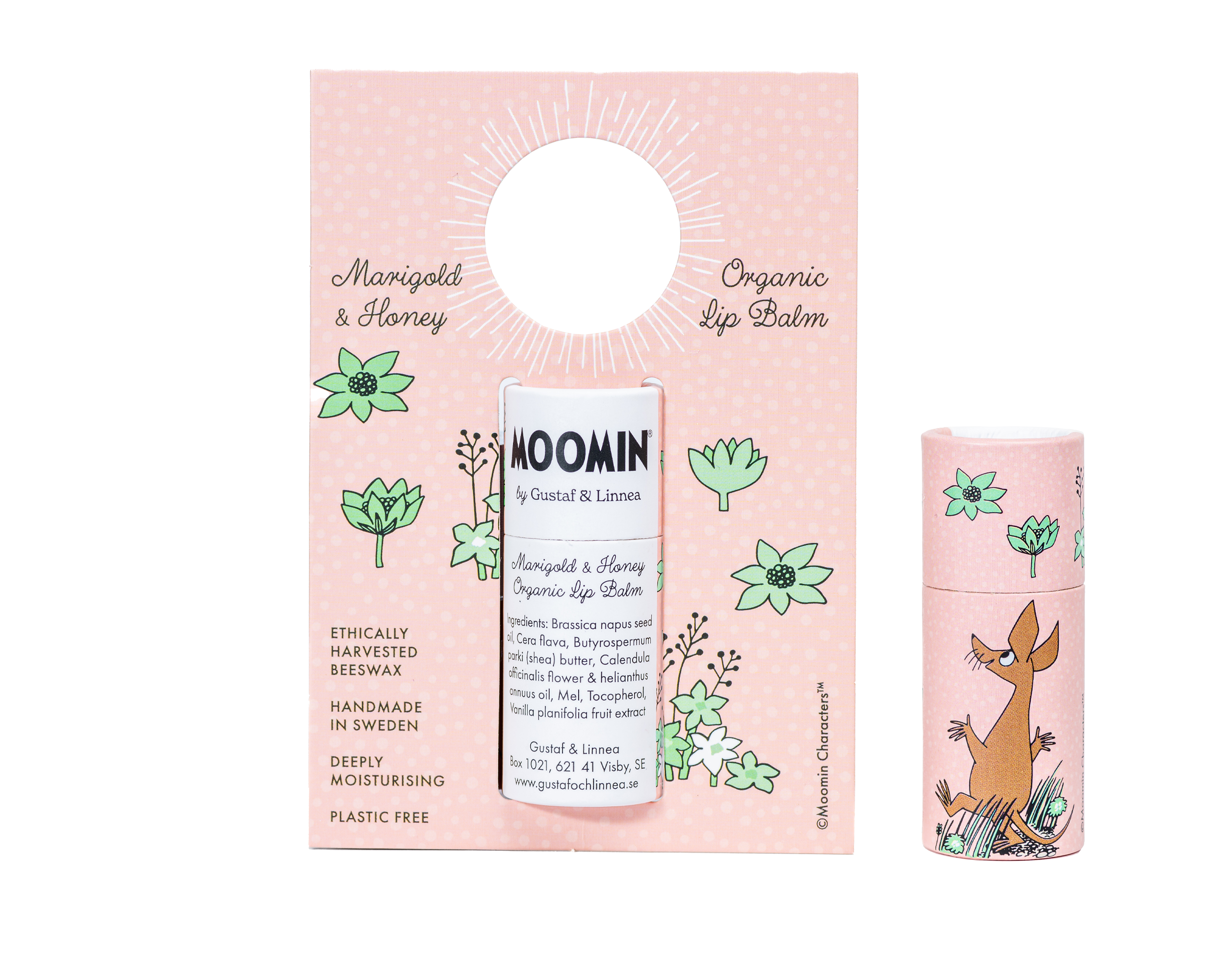 Moomin av G&L - Läppbalsam Ringblomma & Honung 8,5g