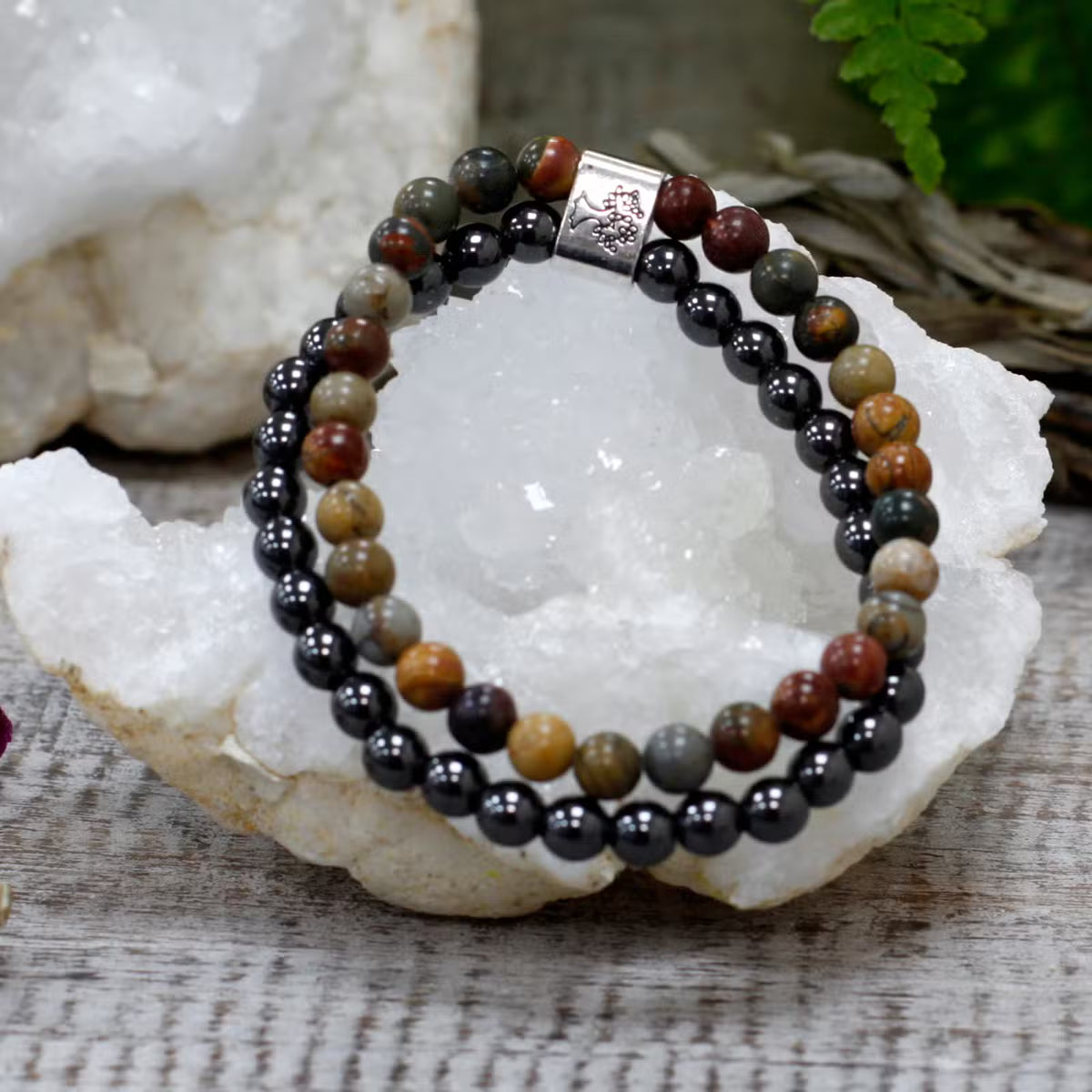 Magnetarmband & Picasso-jaspis