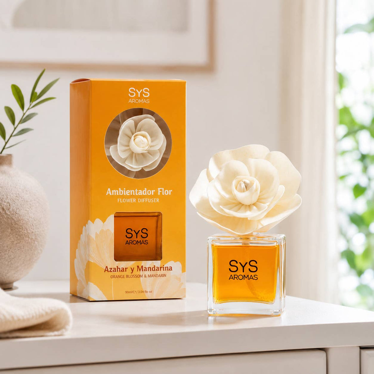 SYS Aromas Apelsinblomma &amp; Mandarin – blommig rumsdoft 90 ml