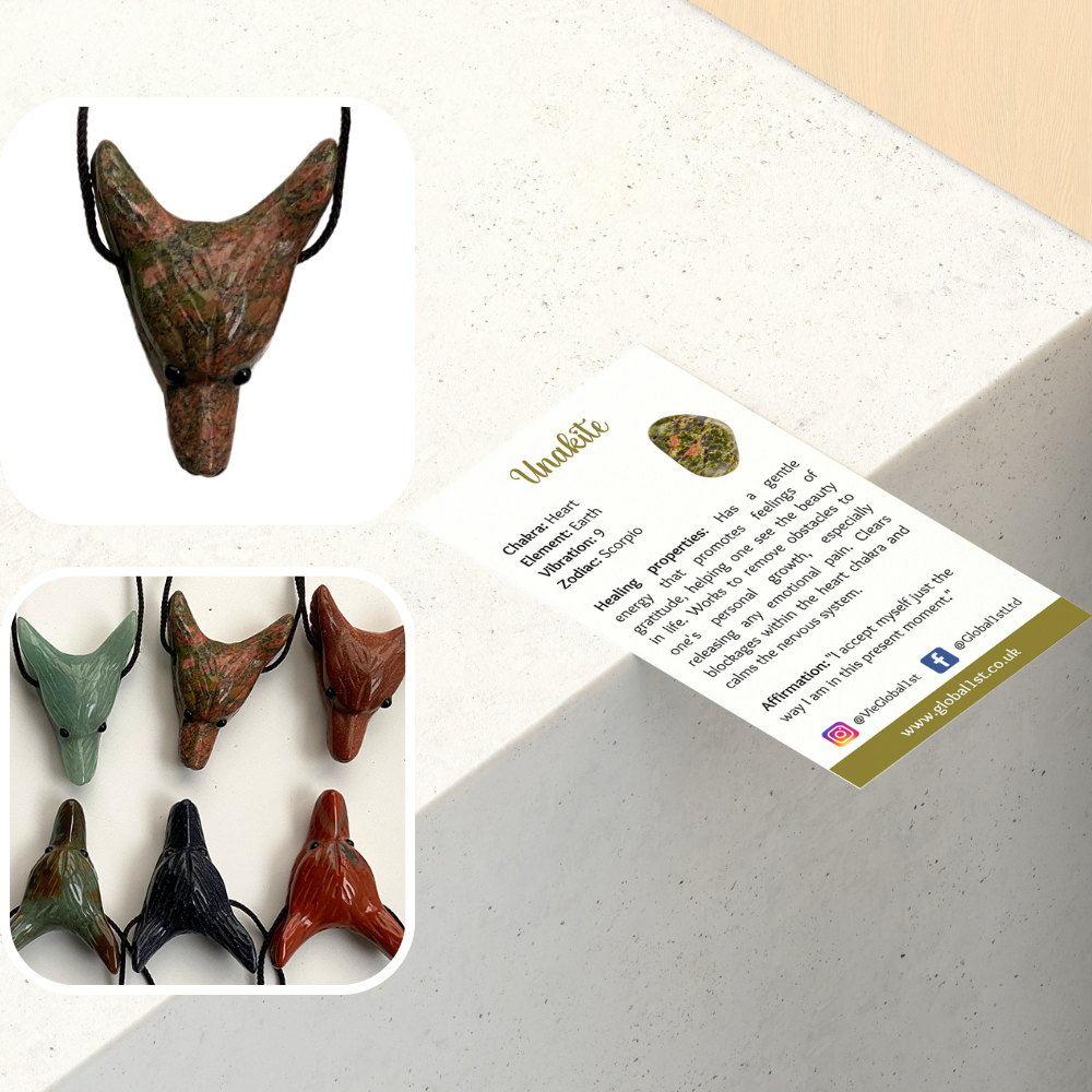 Wolf Head Pendant