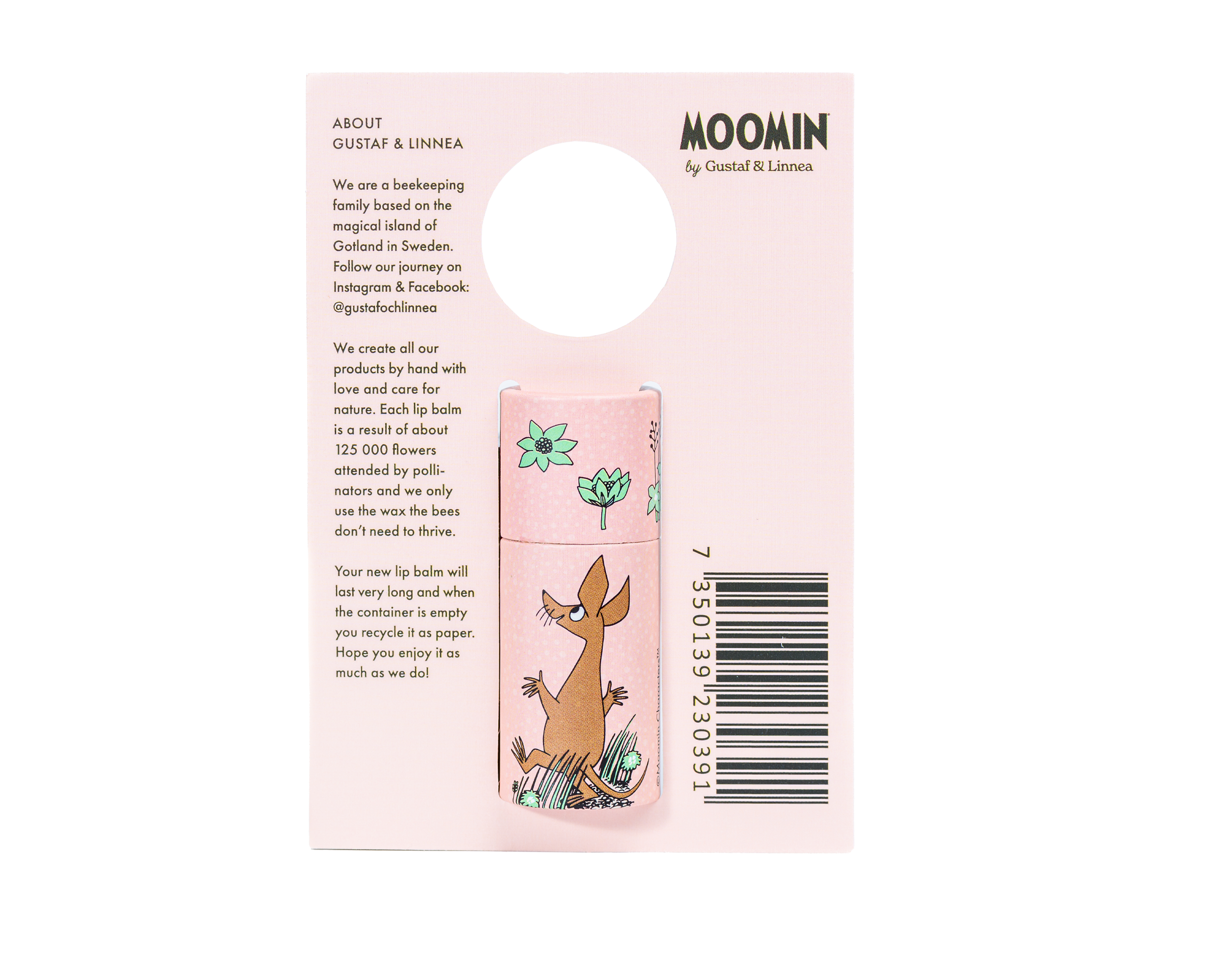 Moomin av G&L - Läppbalsam Ringblomma & Honung 8,5g